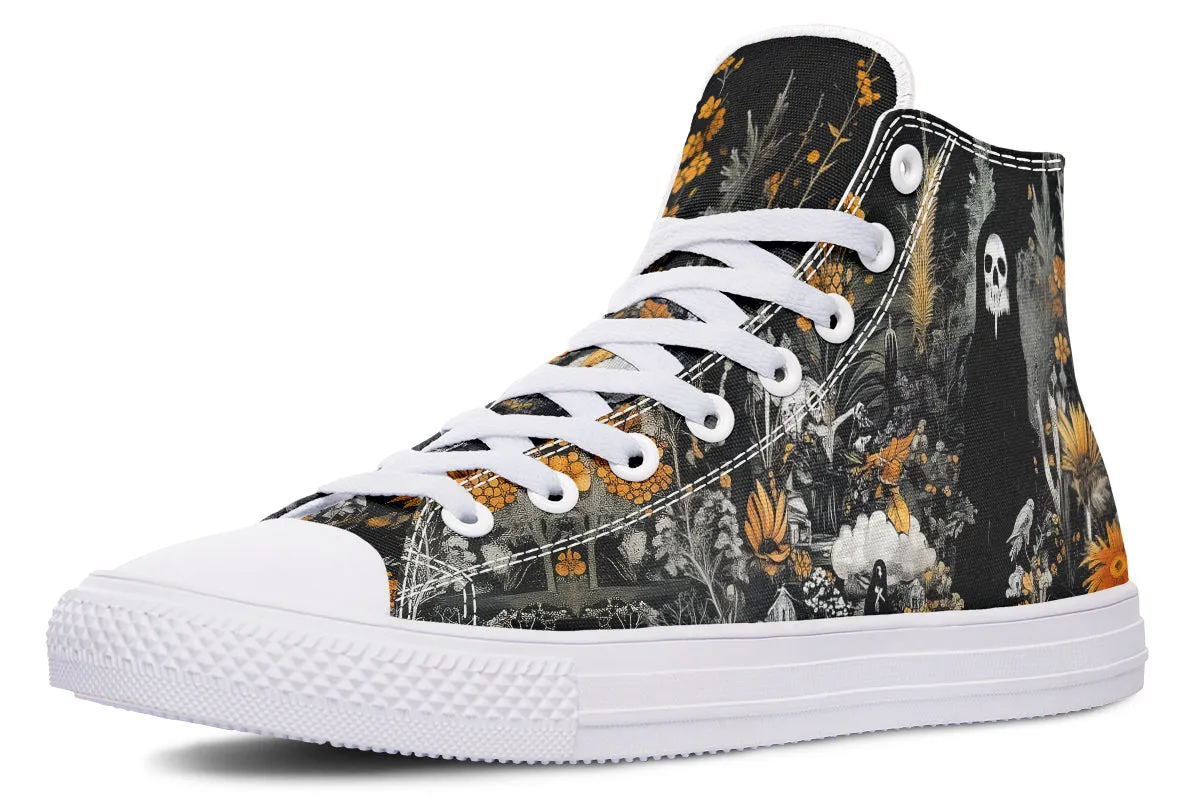 Grim’s Harvest High Tops - Classic Premium Canvas Shoes with Comfortable and Durable Soles