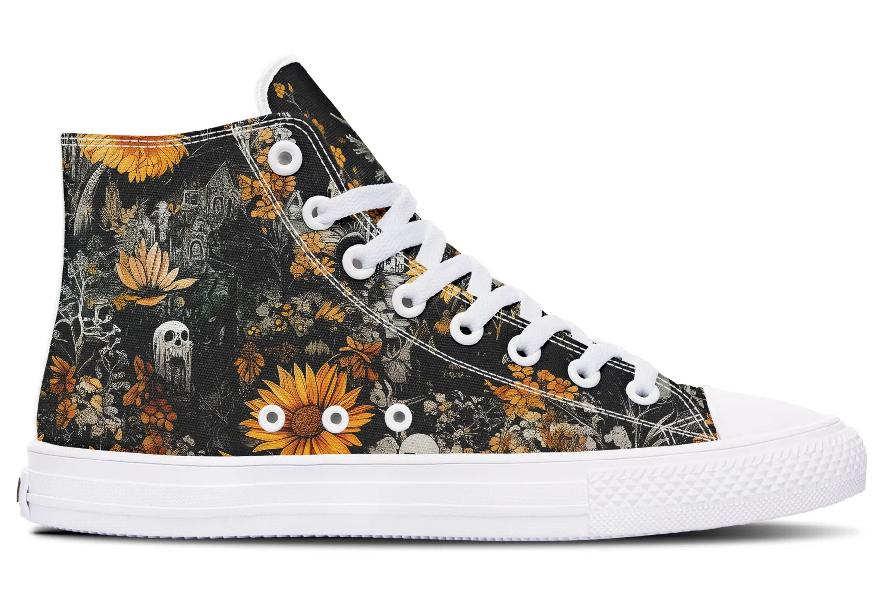 Grim’s Harvest High Tops - Classic Premium Canvas Shoes with Comfortable and Durable Soles