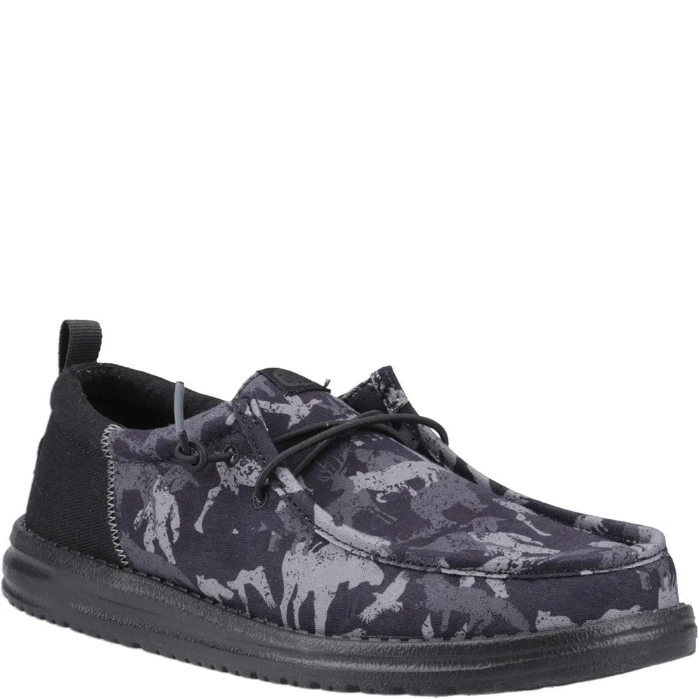 HEYDUDE Wally Funk Hunt Camo Shoes