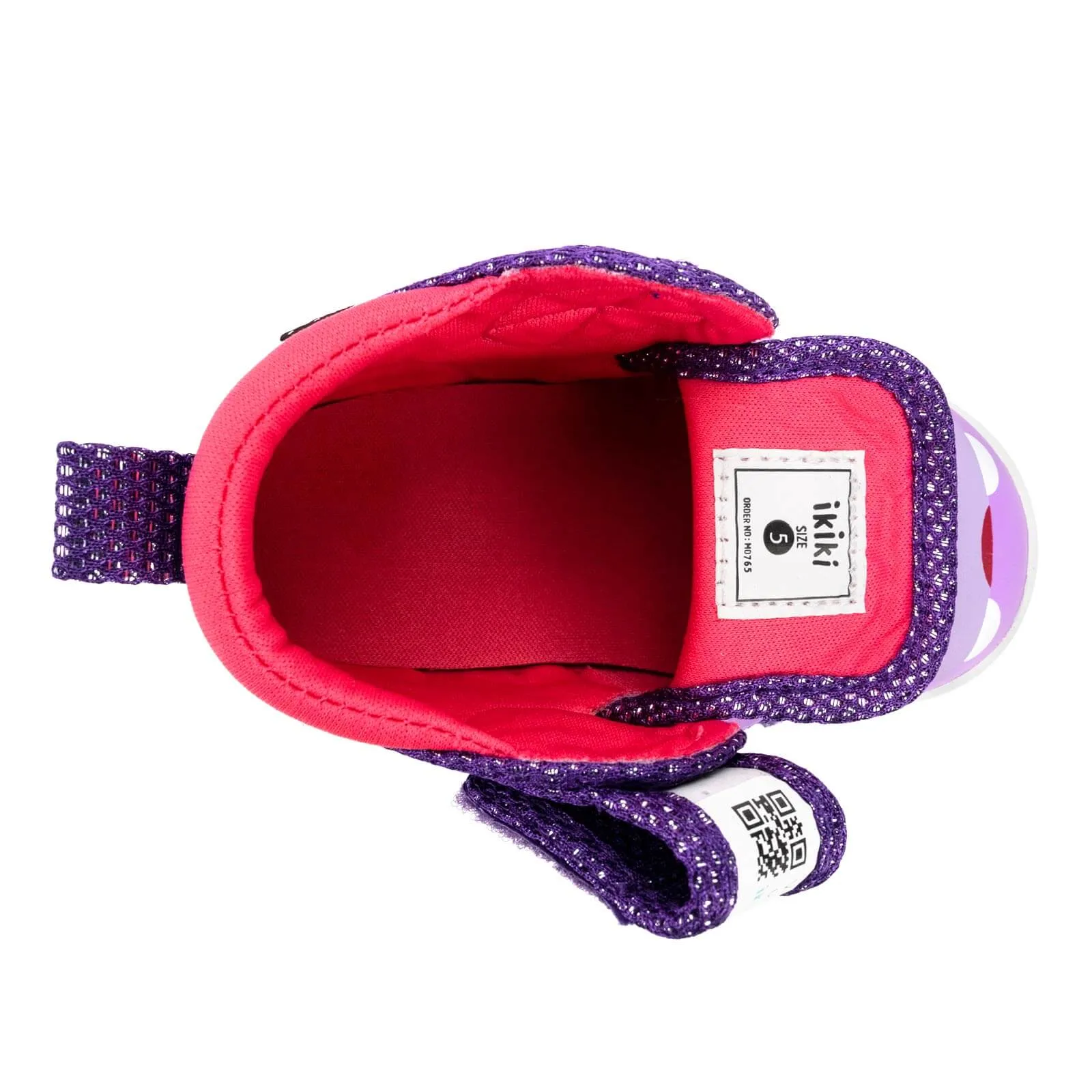 Hippo Squeaky Toddler Shoes | Sparkly Purple