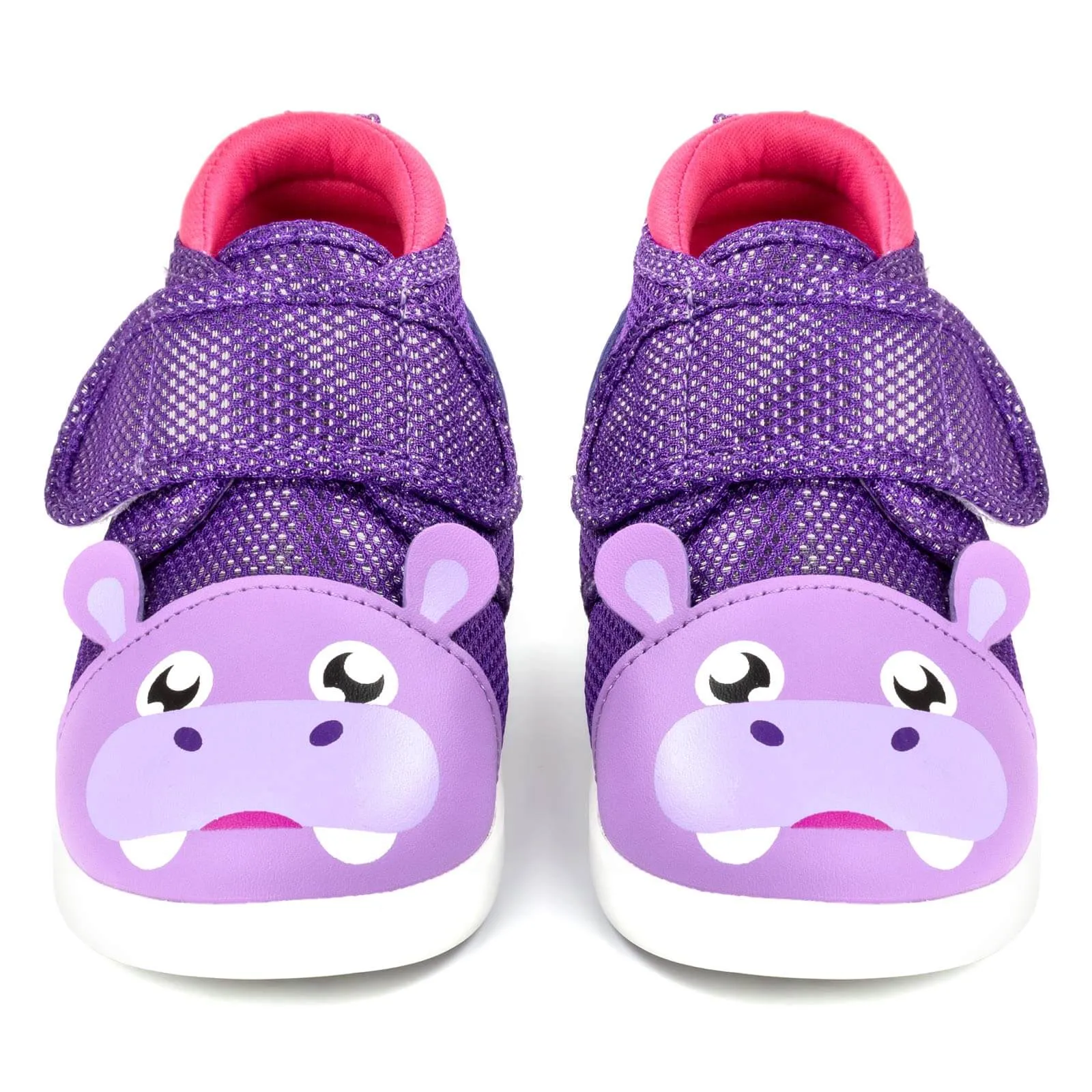 Hippo Squeaky Toddler Shoes | Sparkly Purple