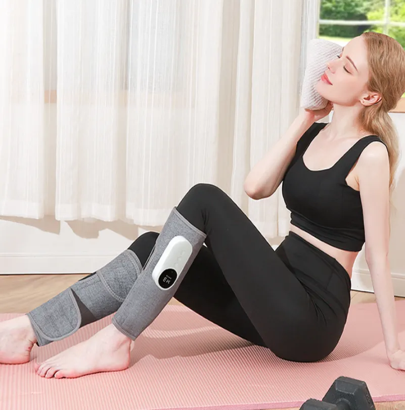 HIVAGI® Leg Massager with Heat, Air Compression Calf Massager, for Edema and Circulation and Muscles Relaxation.