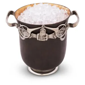 House Equestrian Bronze Ice Bucket