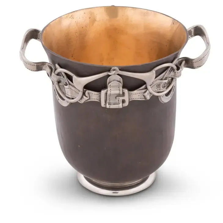 House Equestrian Bronze Ice Bucket