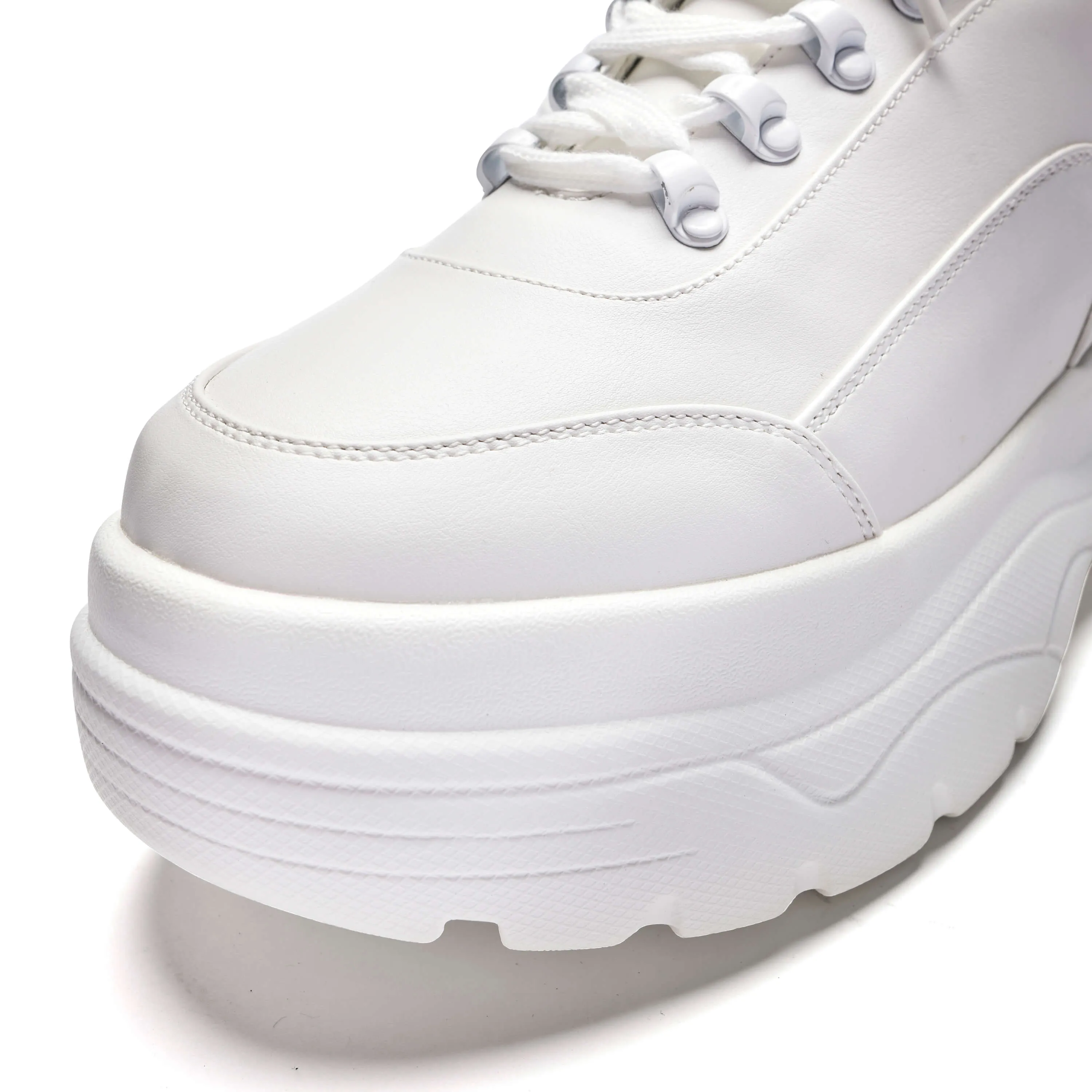 Jennie Striker White Chunky Bubble Trainers