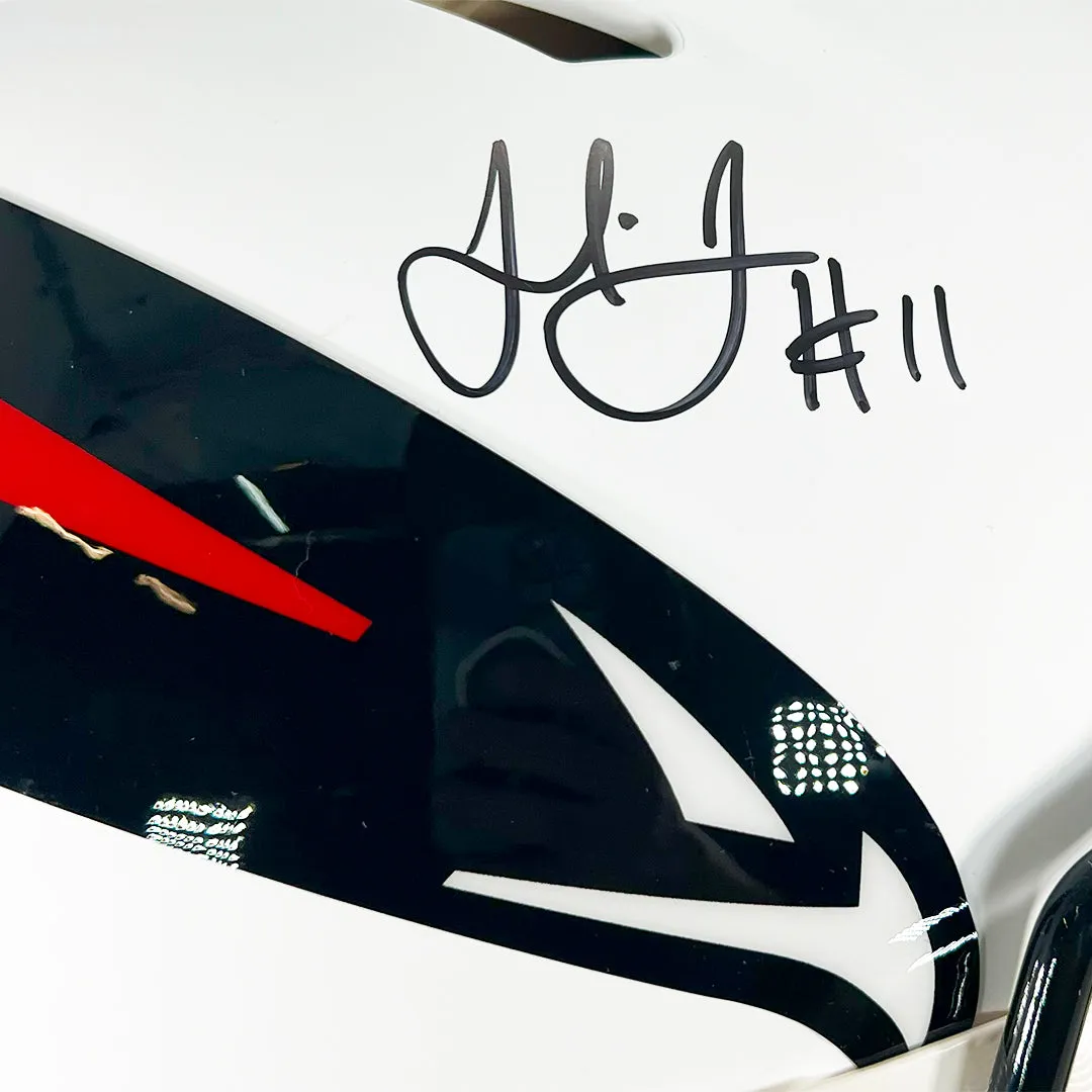 Julio Jones Signed Atlanta Falcons Authentic AMP Full-Size Football Helmet (Beckett)