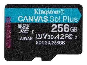 Kingston Flash-Card Canvas Go! Plus - Microsdxc Uhs-I - 256 Gb