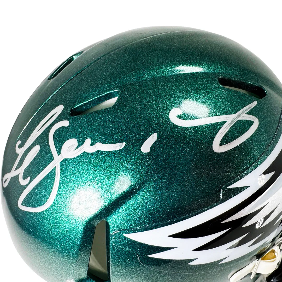 LeSean McCoy Signed Philadelphia Eagles Speed Mini Football Helmet (Beckett)