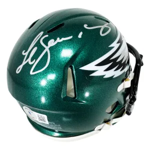 LeSean McCoy Signed Philadelphia Eagles Speed Mini Football Helmet (Beckett)