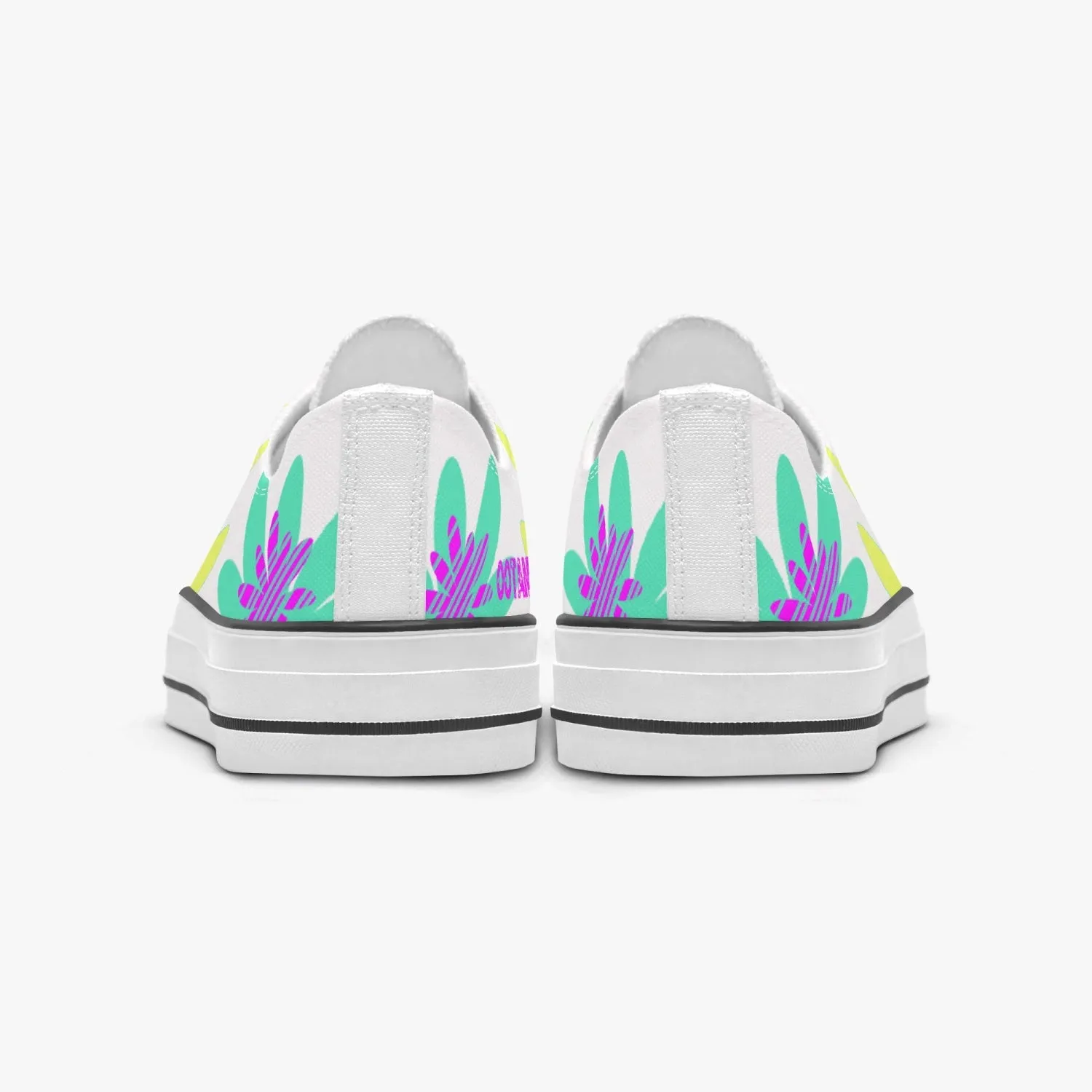 Low Canvas Shoes-White sole Blooming