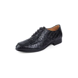 LuxePoint Exotic Lace-Up Derby Shoes