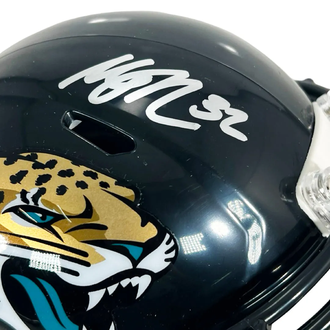 Maurice Jones-Drew Signed Jacksonville Jaguars Speed Mini Football Helmet (Beckett)