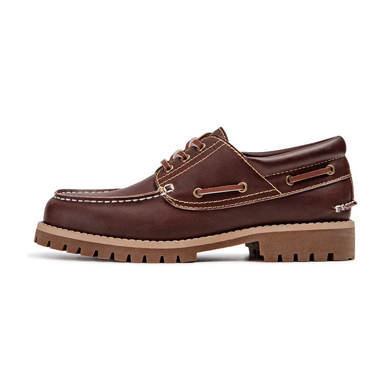 Men Retro Classic Leather Casual Shoes