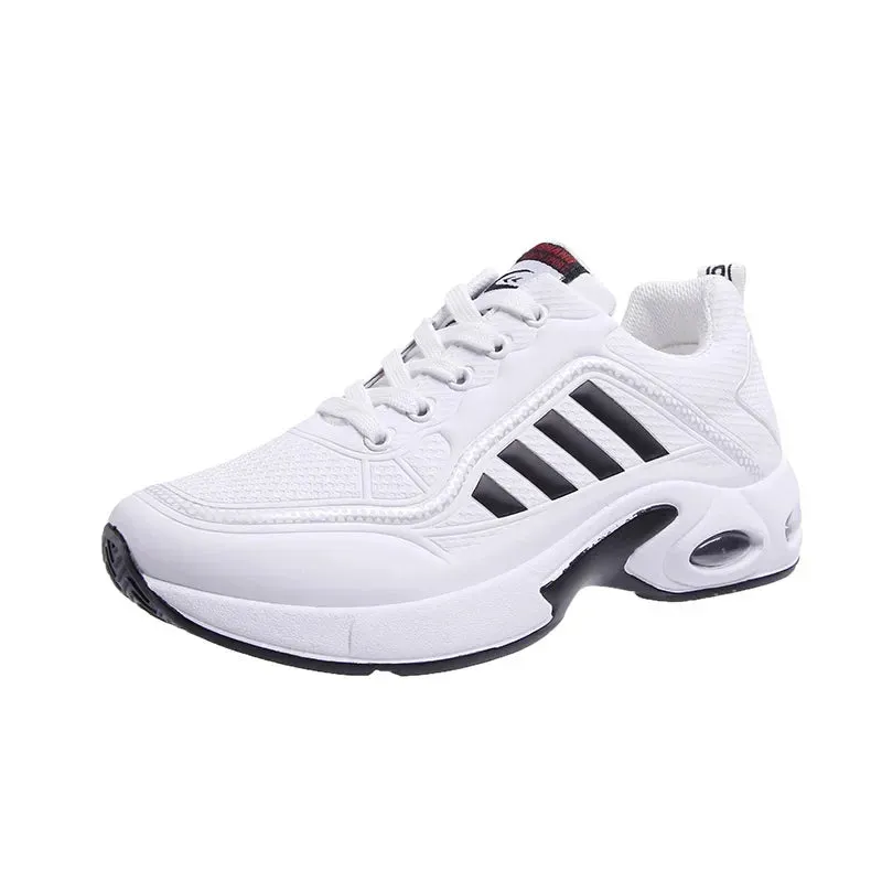 Men's Air Cushion Running Shoes Leather Breathable Casual Shoes  for Men Non Slip Sneakers Luxury Tennis Shoes Zapatillas Hombre