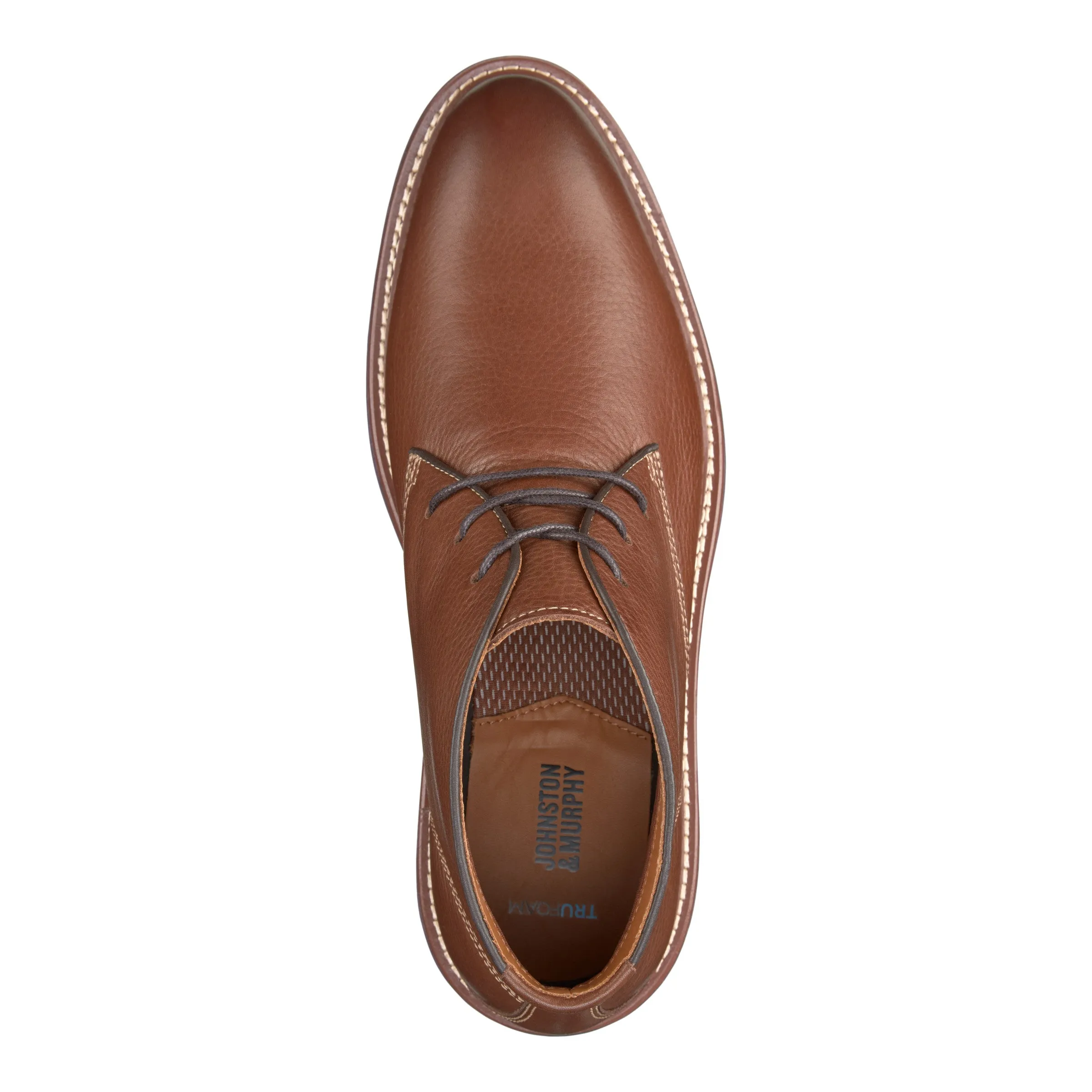 Men's Johnston & Murphy Upton Chukka Color: Tan Full Grain