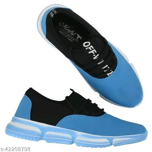 Men's Mesh Stylish Blue Sports Shoes