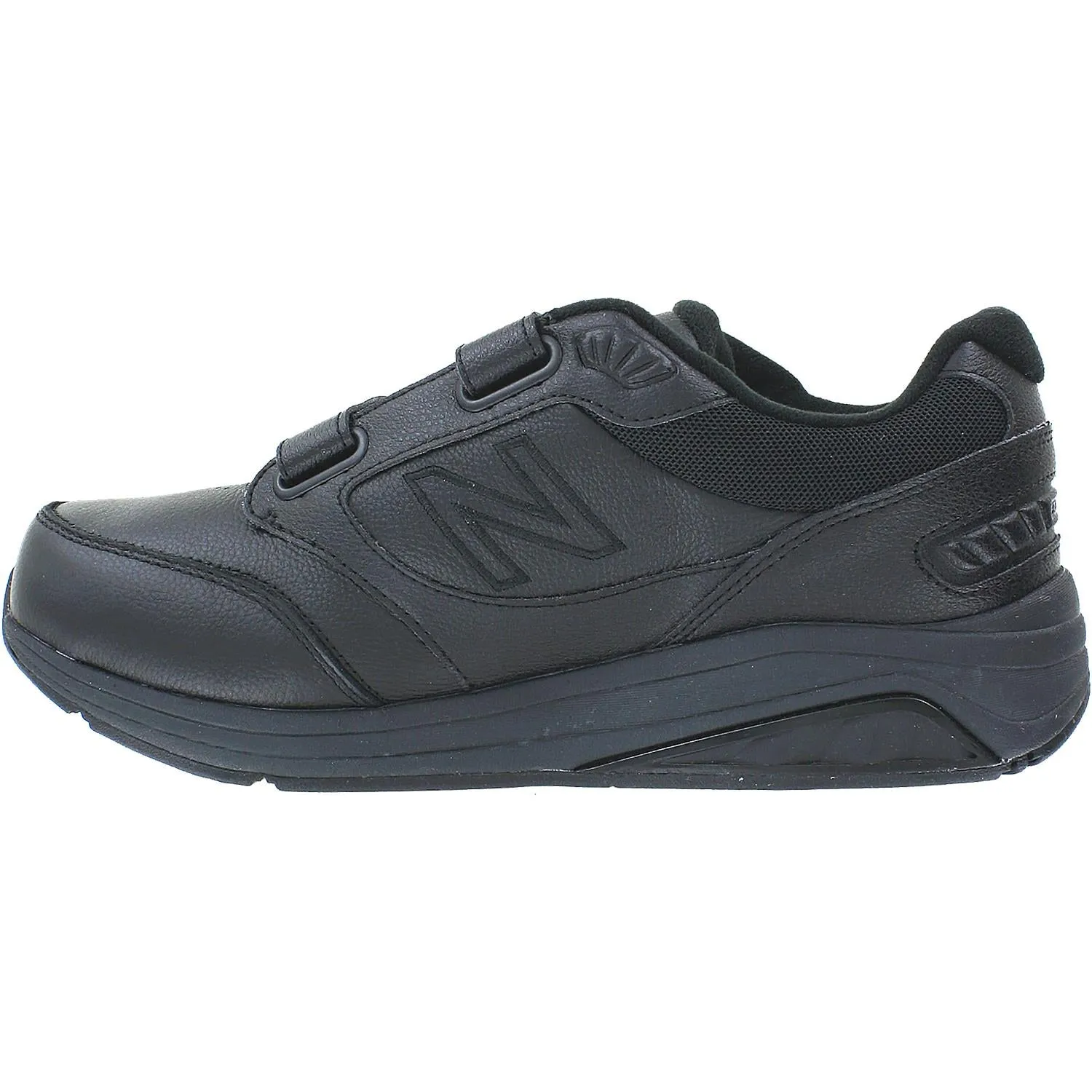 Men's New Balance MW928HB3 Velcro Walking Shoe Black Leather