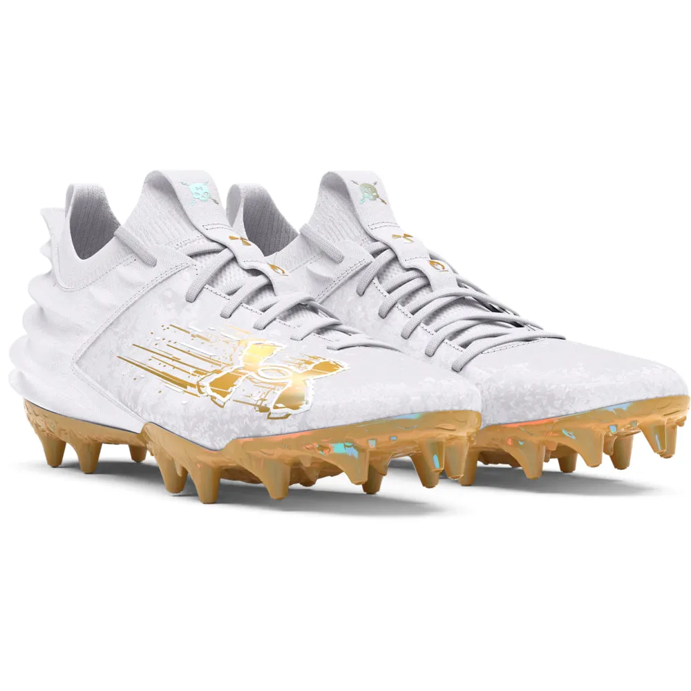 Men's Under Armour Blur Smoke Suede 2 MC Football Cleats