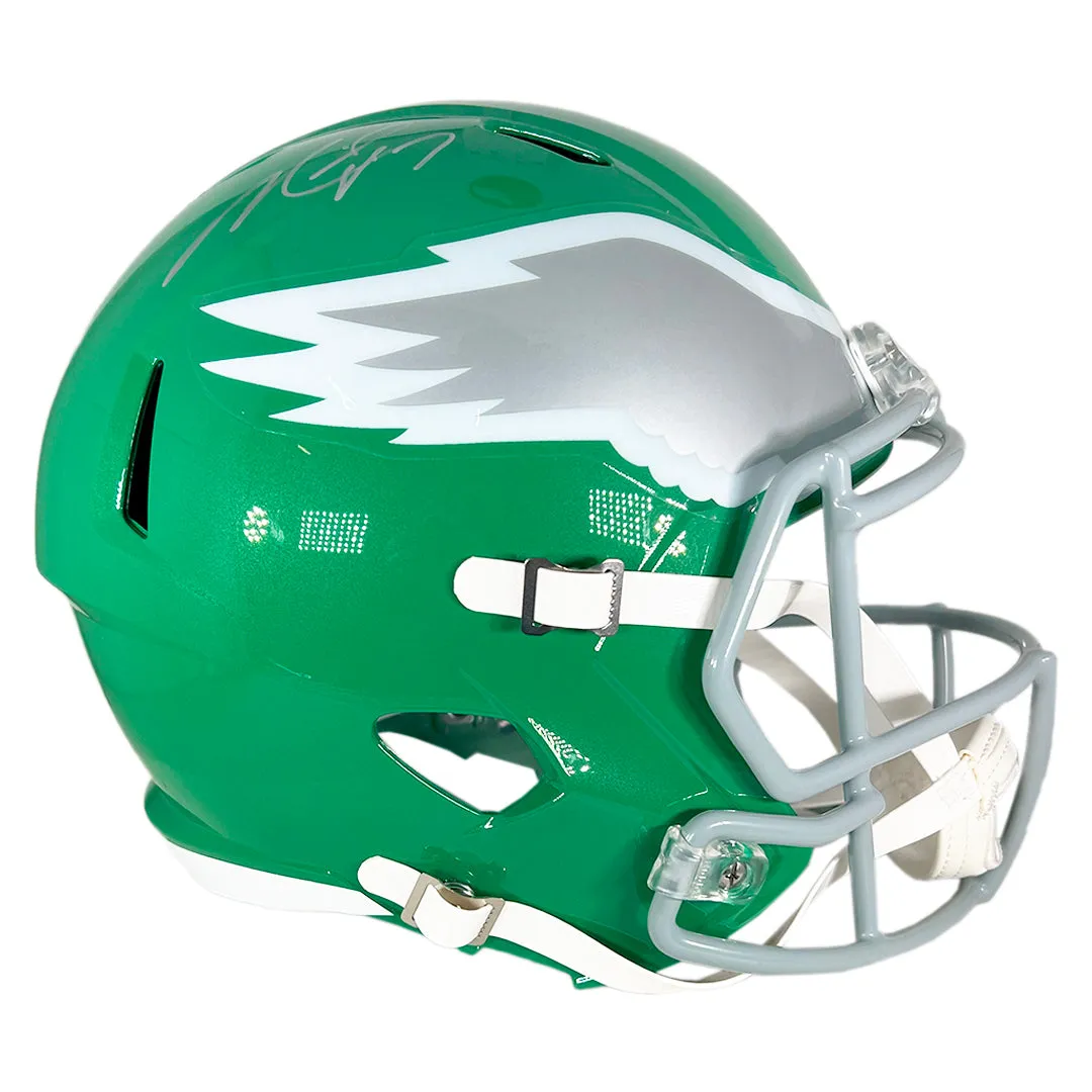 Michael Vick Signed Philadelphia Eagles Alt 2023 Speed Full-Size Replica Football Helmet (Beckett)