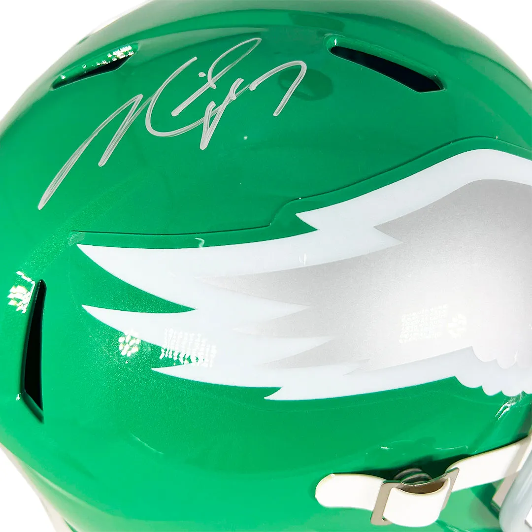 Michael Vick Signed Philadelphia Eagles Alt 2023 Speed Full-Size Replica Football Helmet (Beckett)