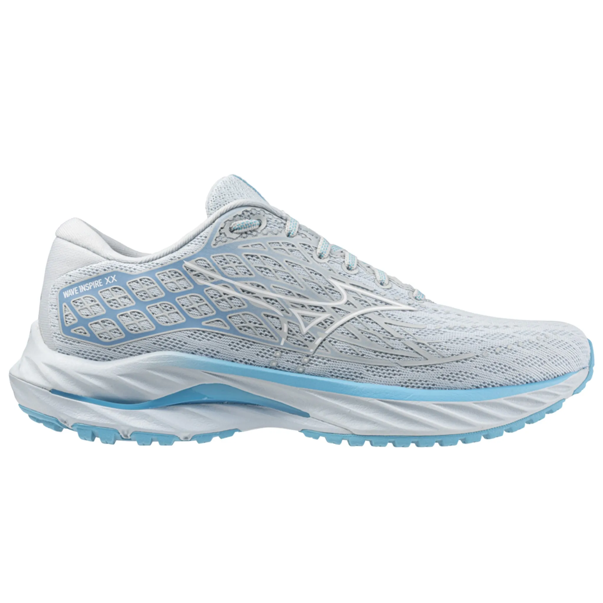 Mizuno Wave Inspire 20 Women's Plein Air White River Blue