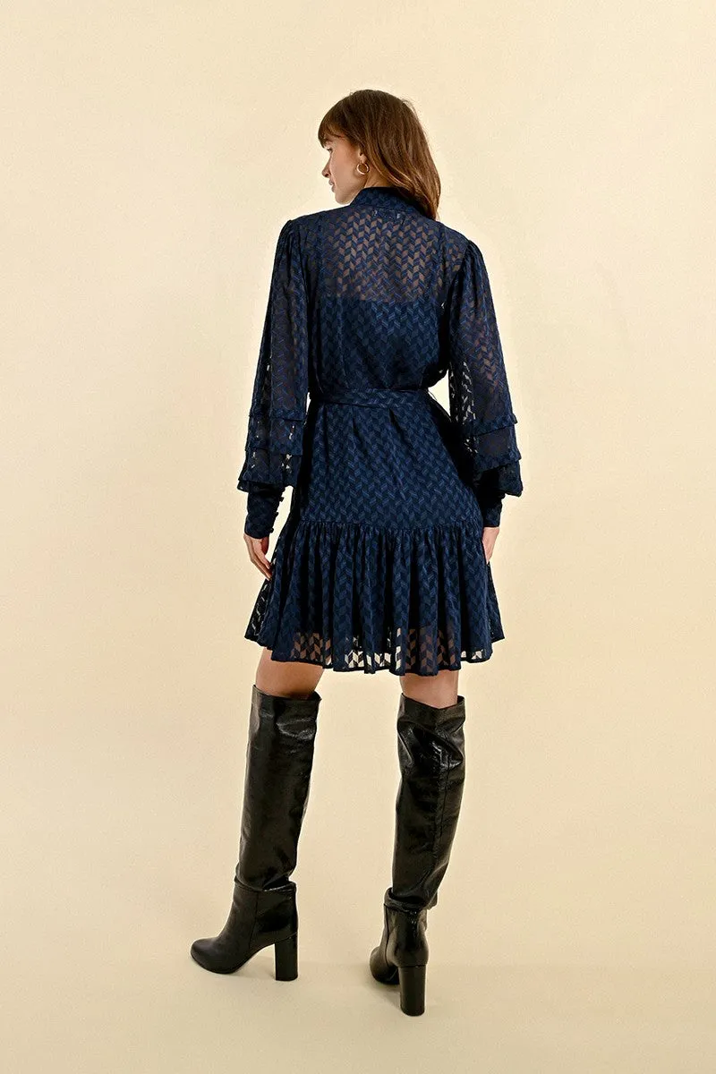 Molly Bracken Navy Shirt Dress