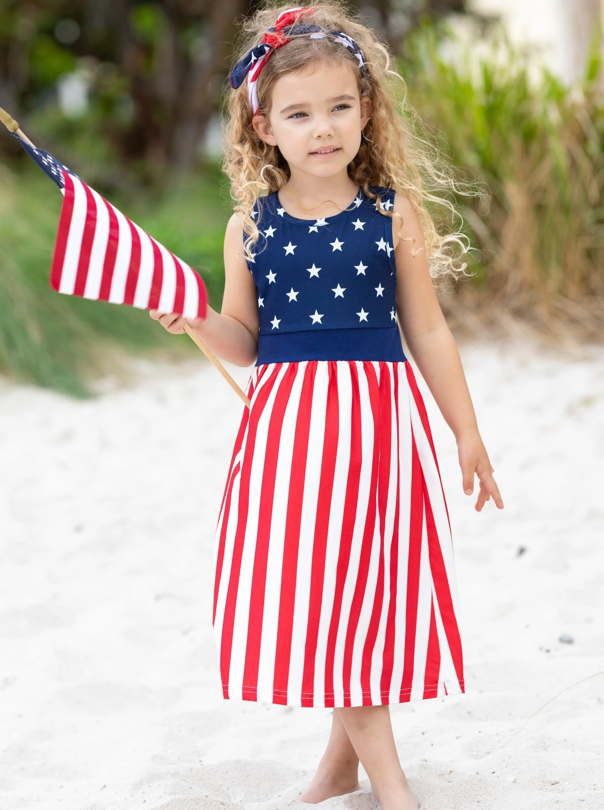 Mommy and Me Fly Like the 4th of July Sundress