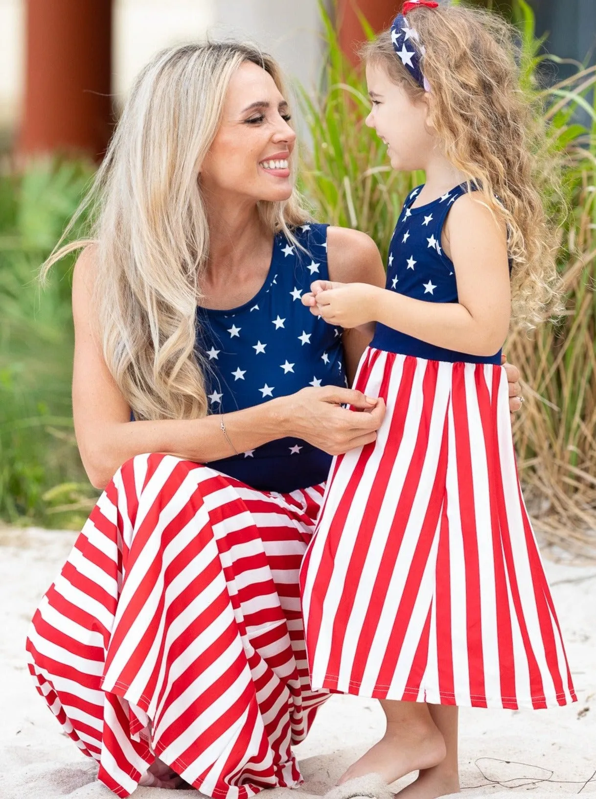 Mommy and Me Fly Like the 4th of July Sundress