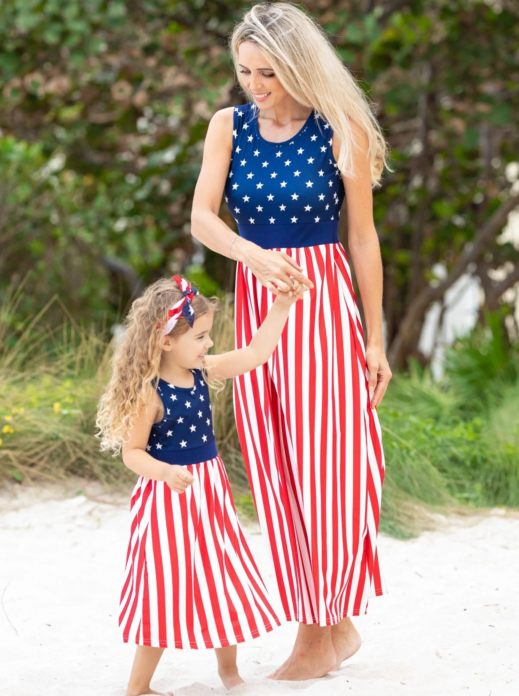 Mommy and Me Fly Like the 4th of July Sundress