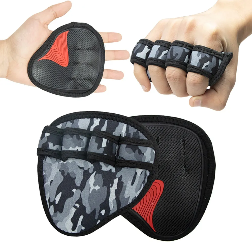 Neoprene Grip Pads Lifting Grips Gym Workout Gloves Lifting Pads