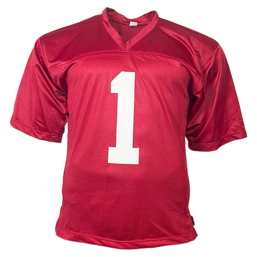 Nick Saban Signed Alabama College Crimson Red Football Jersey (Beckett)