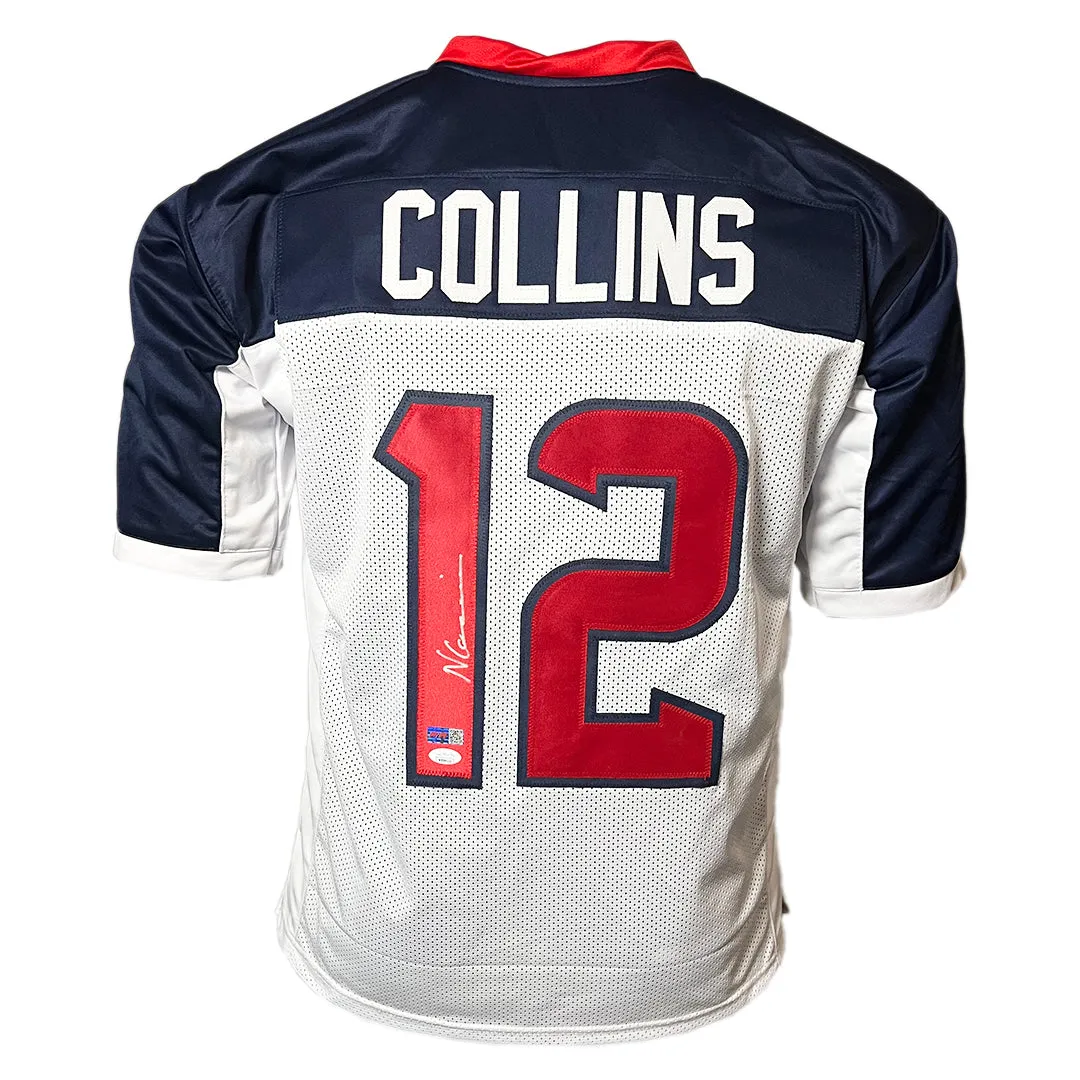 Nico Collins Signed Houston Alternate White Football Jersey (JSA)