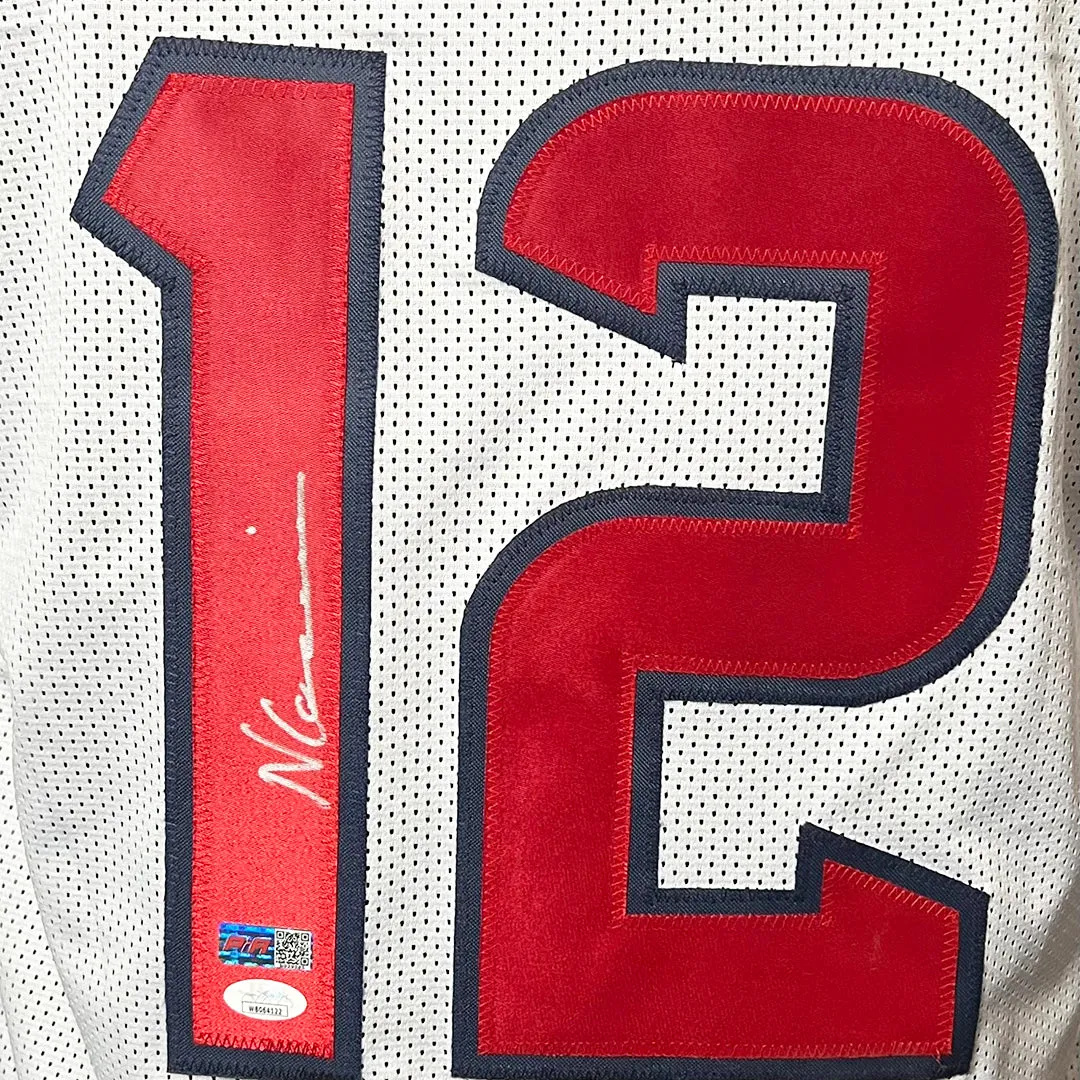 Nico Collins Signed Houston Alternate White Football Jersey (JSA)