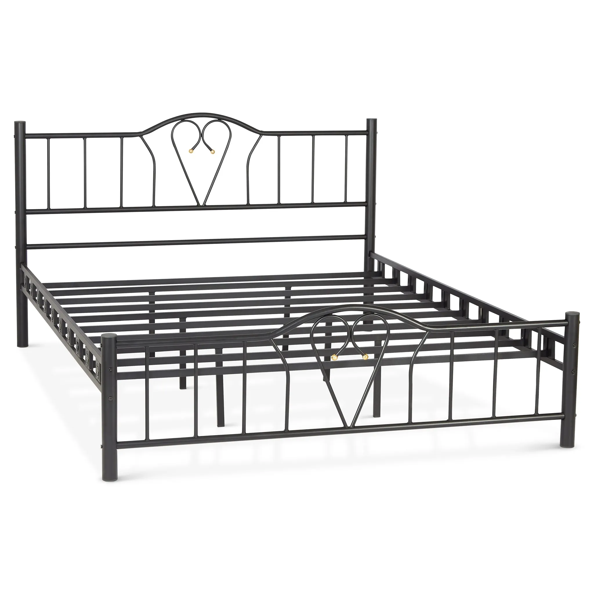 Orkide Metal 5FT King Size Bed Frame - Black