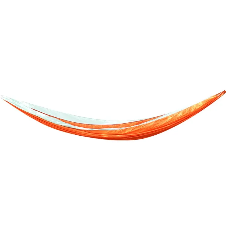 Outdoor Hammock Nylon Parachute Cloth Travel Camping Swing, Style: 3m x 2m (Orange Sky Blue)