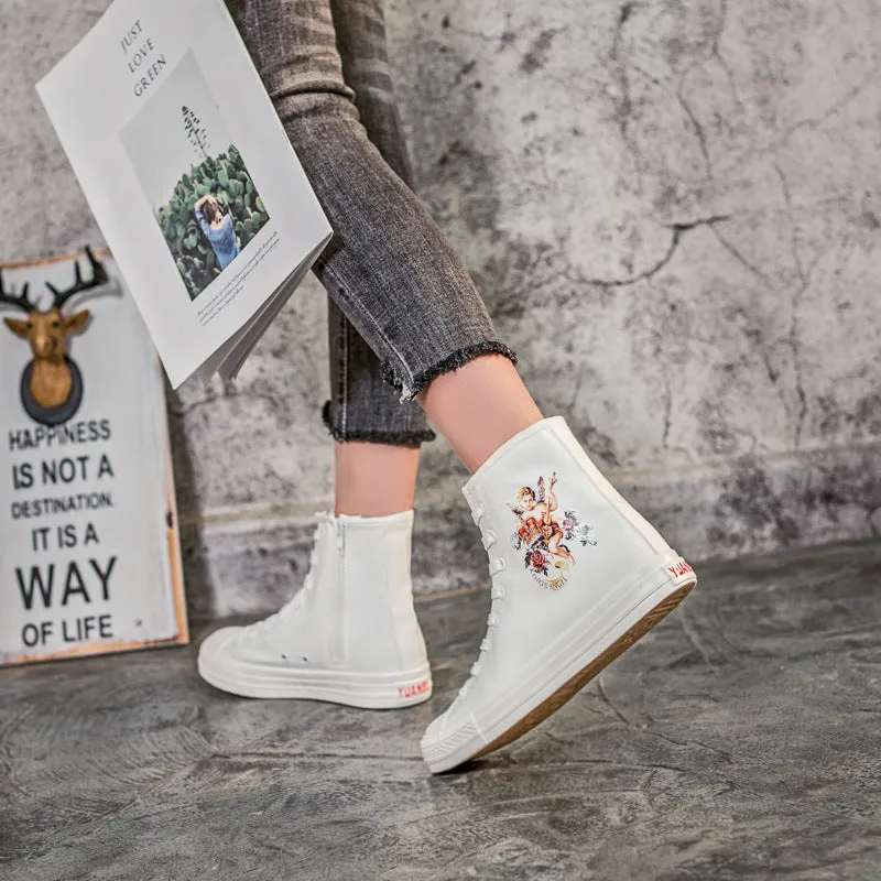 Owlkay Comfortable Soft Sole High Top Shoes