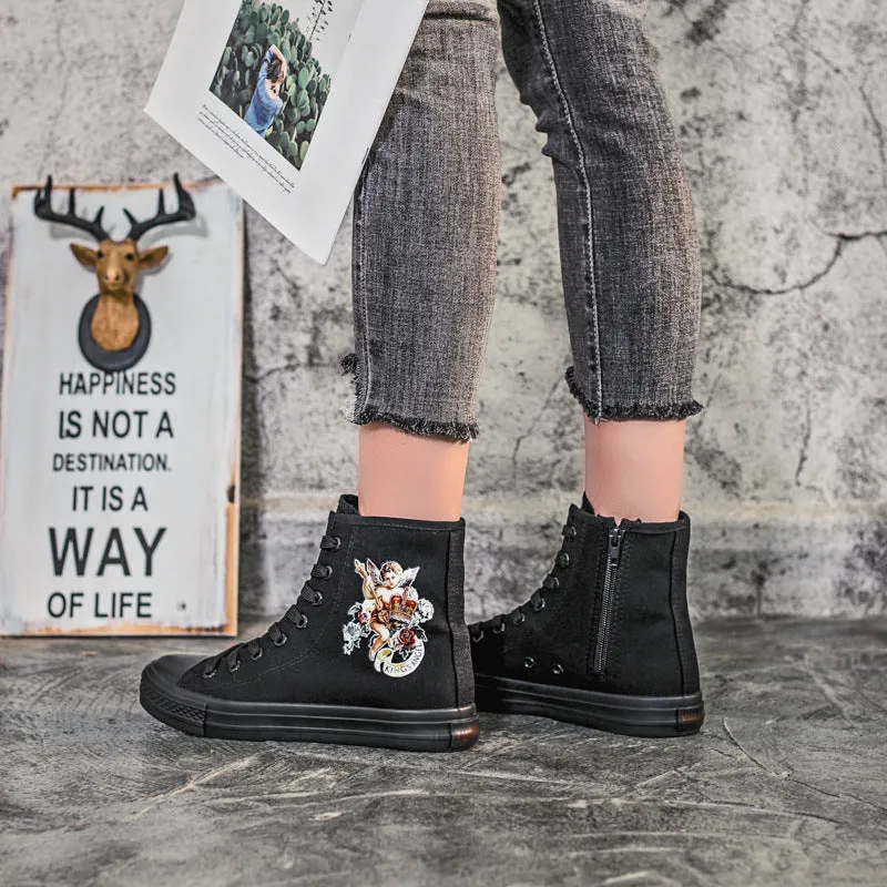 Owlkay Comfortable Soft Sole High Top Shoes