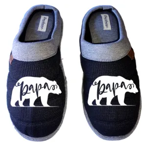 Papa bear DF by DEARFOAMS Men's Slipper / House Shoes slides dad father's day gift