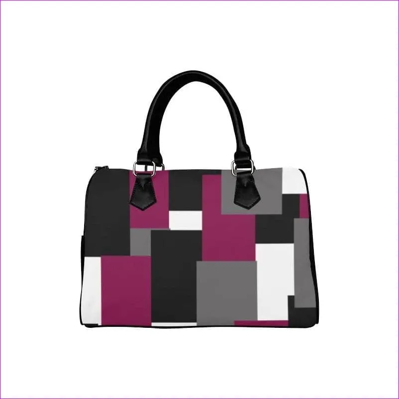 Patchwork Barrel or Leather Tote Bag