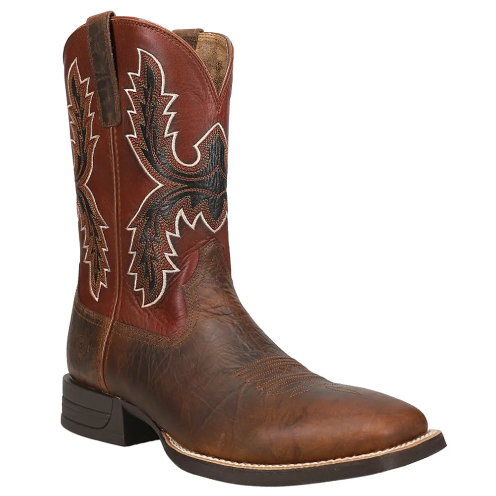 Pay Window Embroidered Square Toe Cowboy Boot