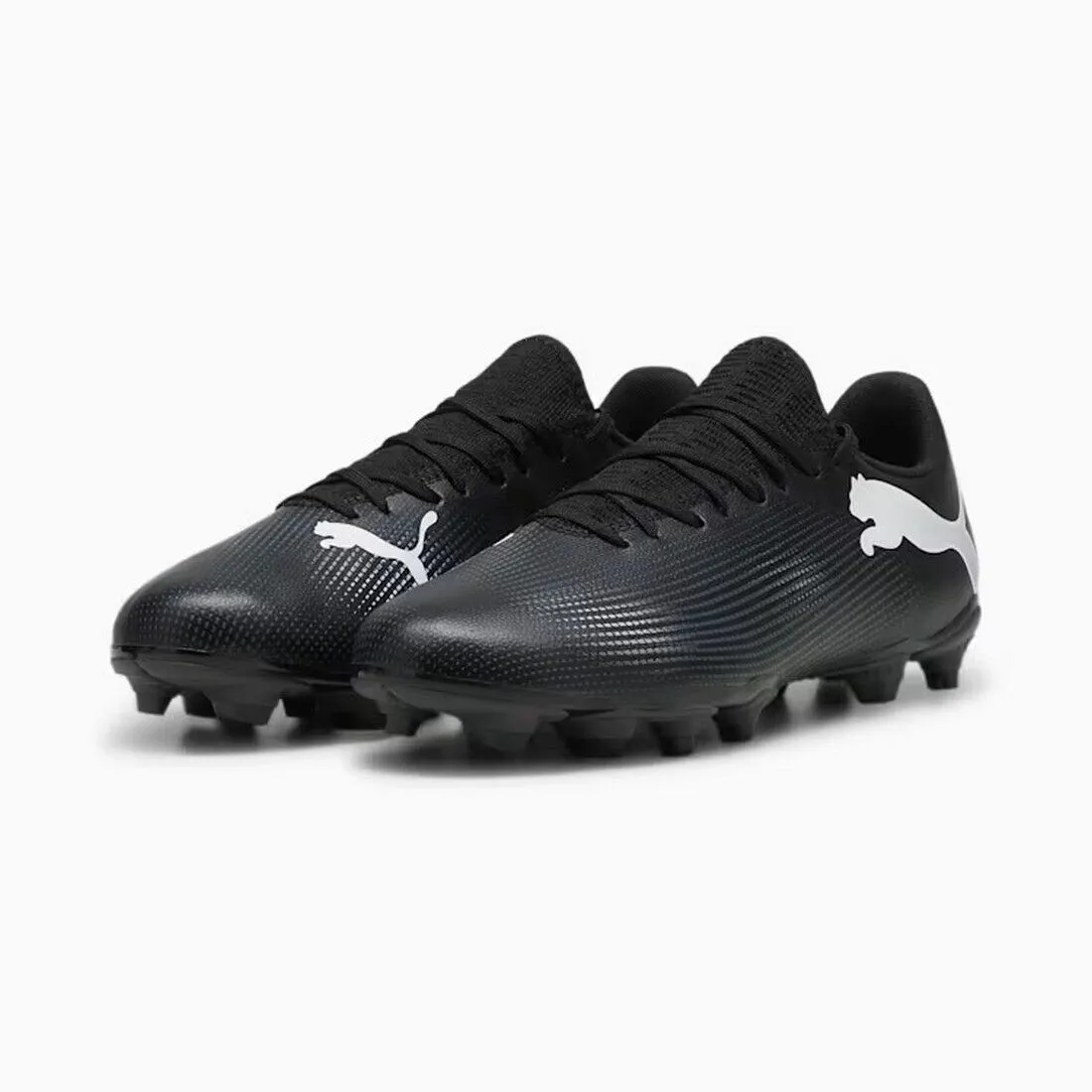 Puma Adults Football Boots Future 7 Play FG/AG Puma Black/Puma White