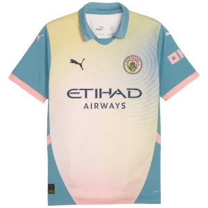 Puma Manchester City Football Club 2024/25 Short Sleeved Fourth Jersey