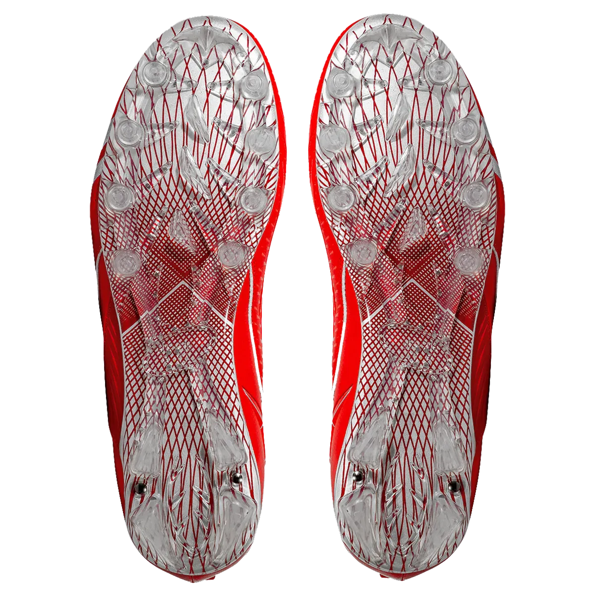 Quantum Speed: Football Cleats - Red - Team Colors