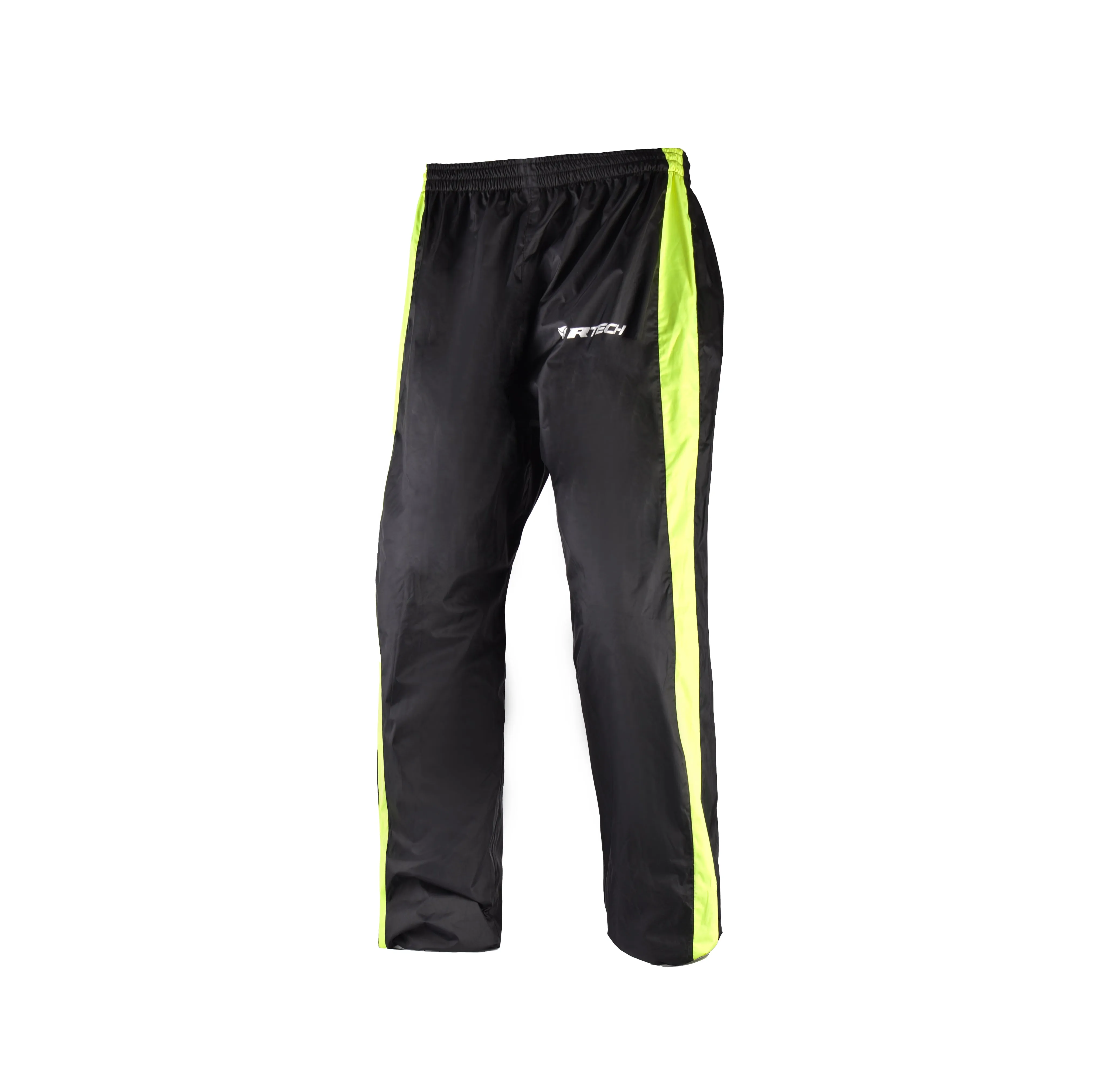 R-TECH Camou Waterproof Rain Tracker Trouser - Black Yellow Flouro