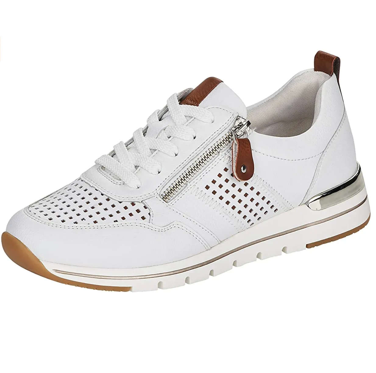 Remonte Womens Fashion Trainers - White