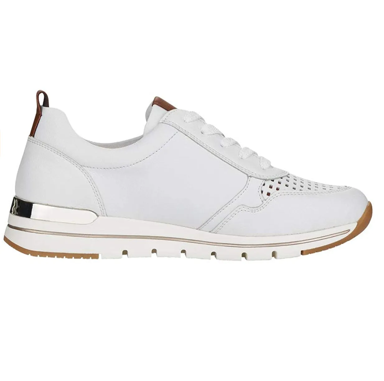 Remonte Womens Fashion Trainers - White