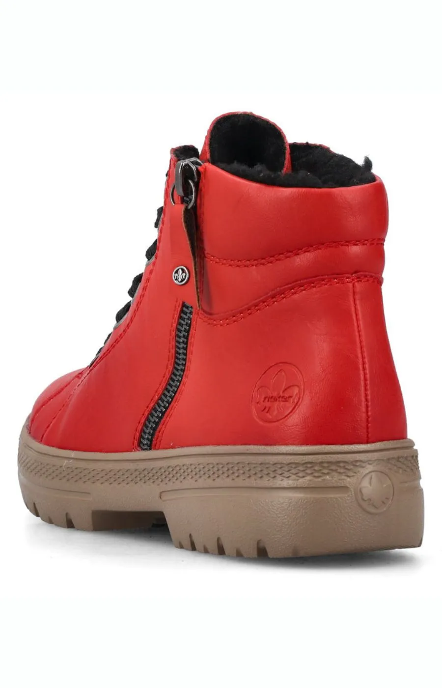 Rieker Ankle Boots in Red