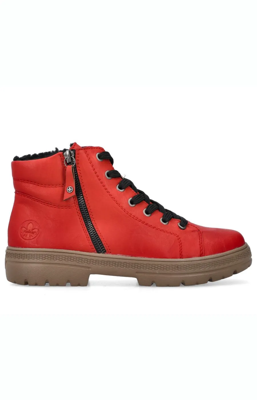 Rieker Ankle Boots in Red