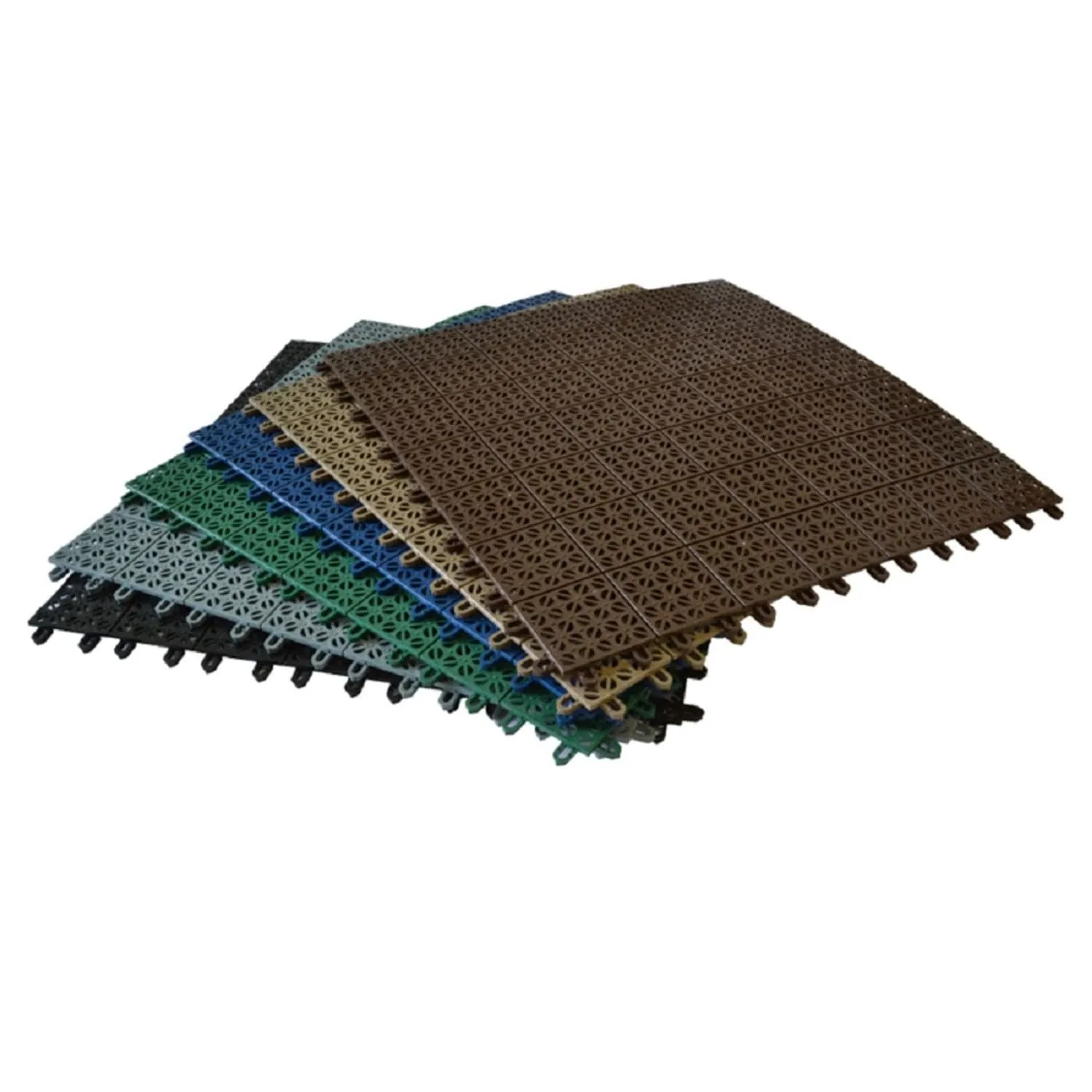 Riverstone | MONT Patio Greenhouse Interlocking Flooring System - 13 Tiles Kit