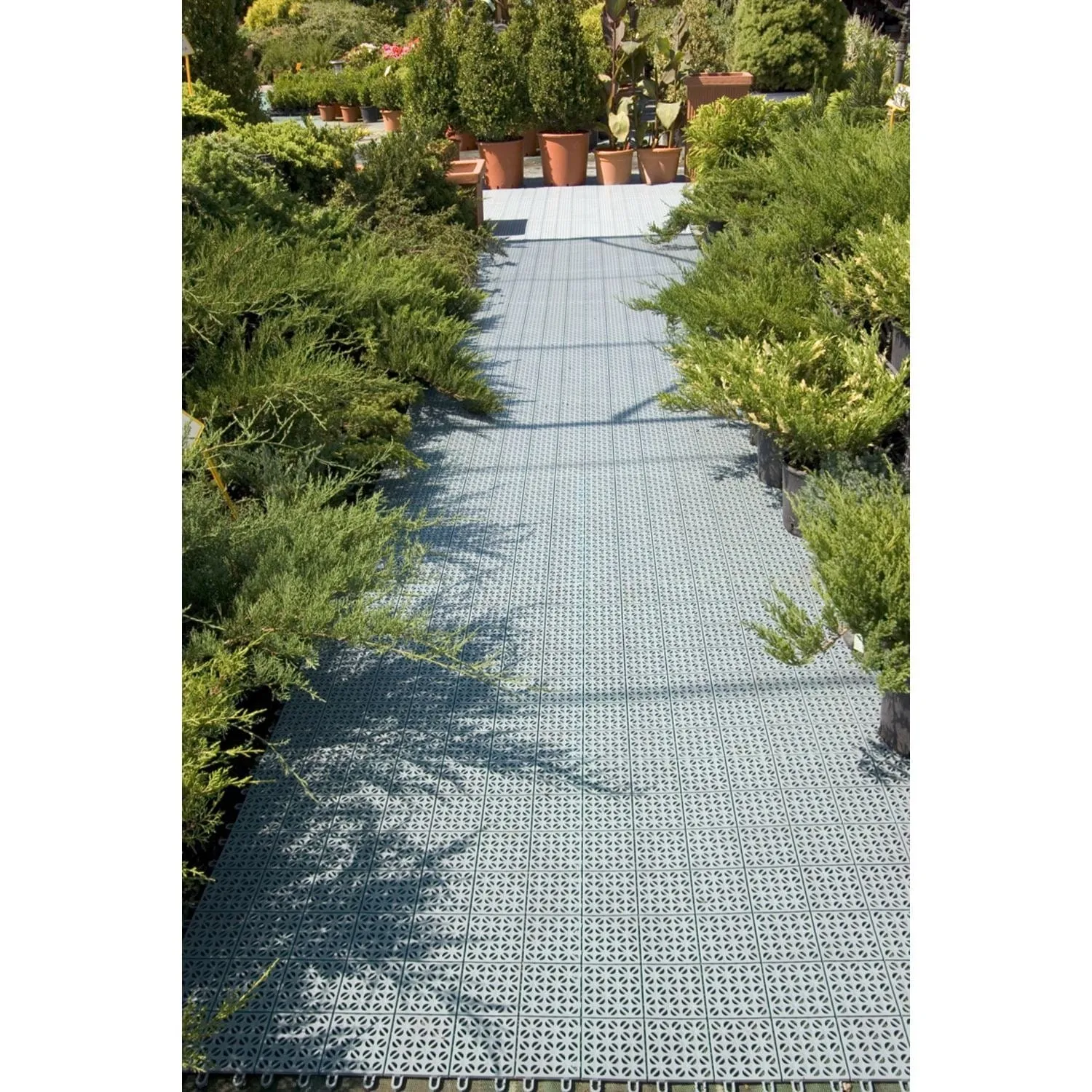 Riverstone | MONT Patio Greenhouse Interlocking Flooring System - 13 Tiles Kit